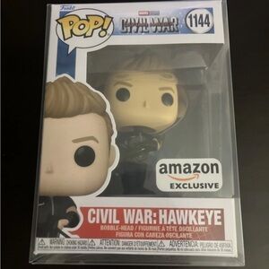 Civil War: Hawkeye #1144 Amazon Exclusive Funko Pop Captain America Civil War
